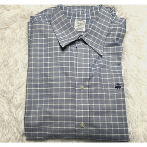 Brooks Brother Men’s Xl Long Sleeve Button Down Plaid Regent Shirt